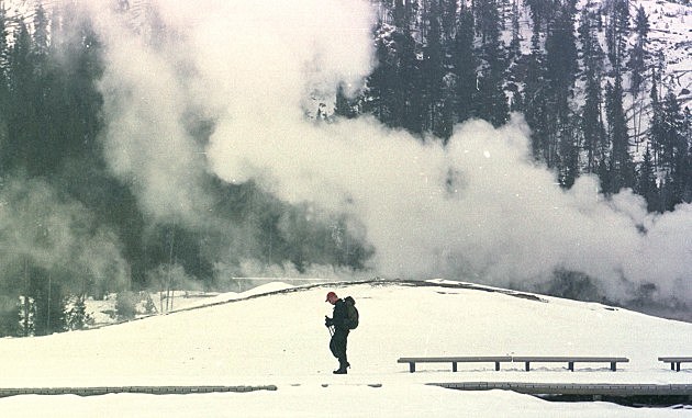 winter in Yellowstone