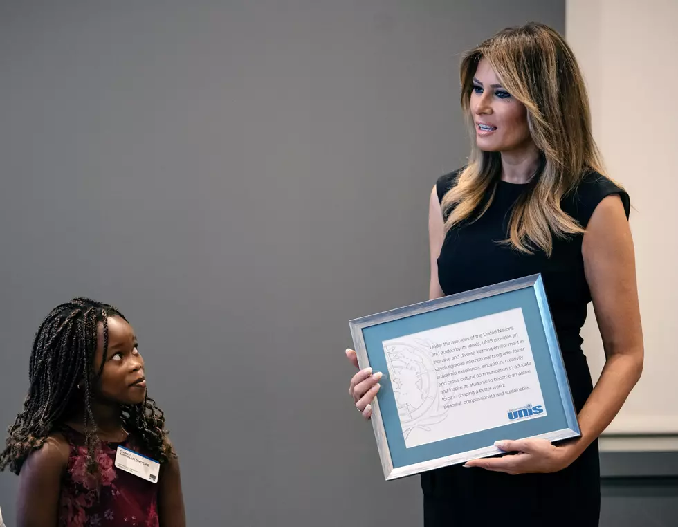 Melania Trump Meets Boy Scouts, Floats River in Wyoming