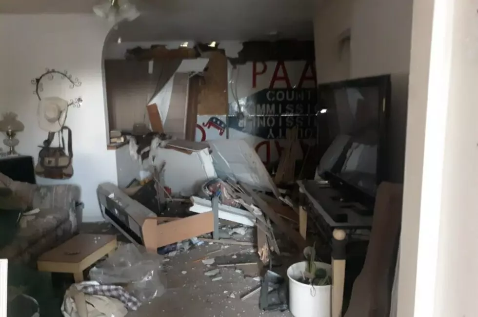 Photos Show Aftermath of Vehicle Crashing Into Casper Home